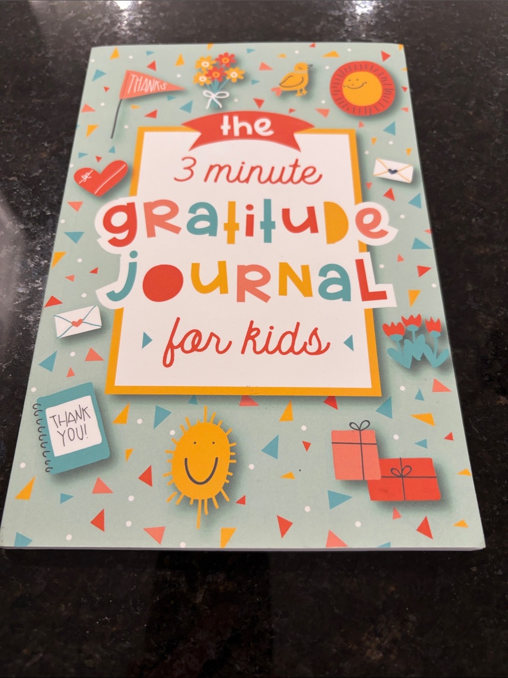 3 Minute Gratitude Journal for Kids - Blue